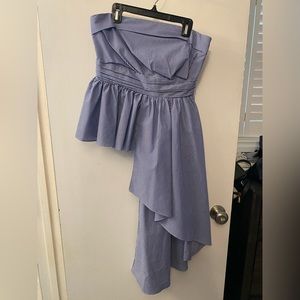 New York & Company Strapless
Asymmetrical Poplin Blouse S